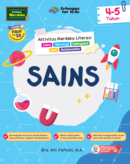 Aktivitas Merdeka Literasi dan STEAM Sains usia 4–5 tahun book cover